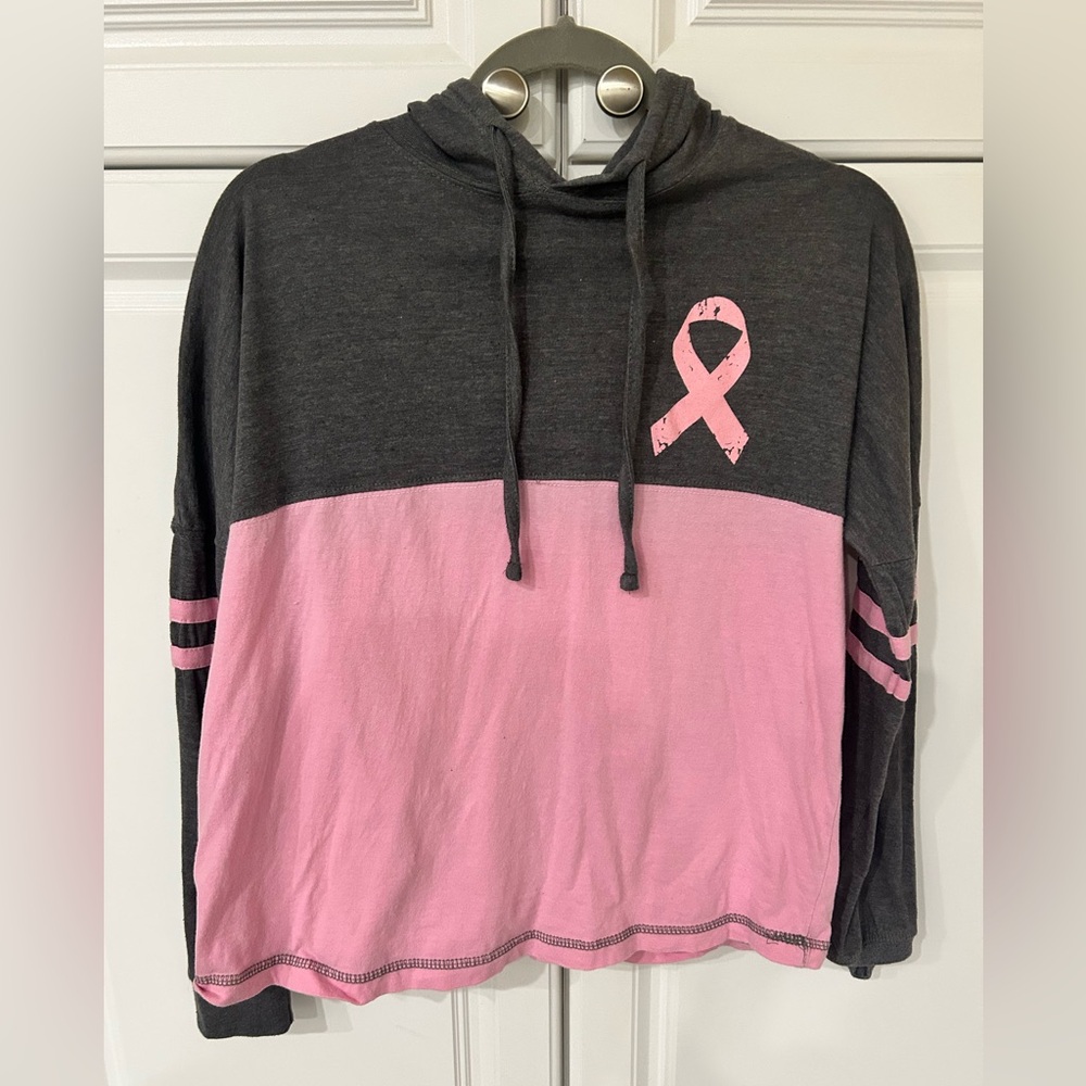 Coconut Creek Breast Cancer Believe Hoodie Small